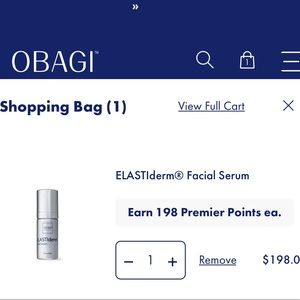Obagi Elastiderm Facial Serum -New/Sealed